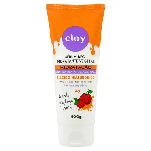 Sérum Hidratante Corporal Cloy Acerola 200G