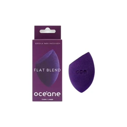 Esponja de Maquiagem Flat Blend Roxo Oceane