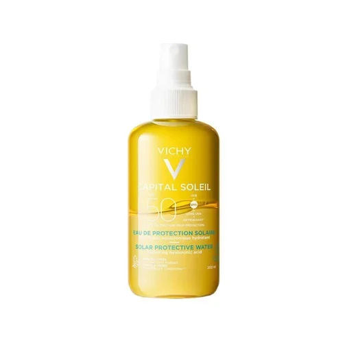 Água Protetora Hidratante Vichy Capital Soleil Fps50 Spray 200Ml