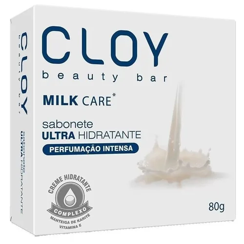 Sabonete em Barra Creme Cloy Milk Care 80G