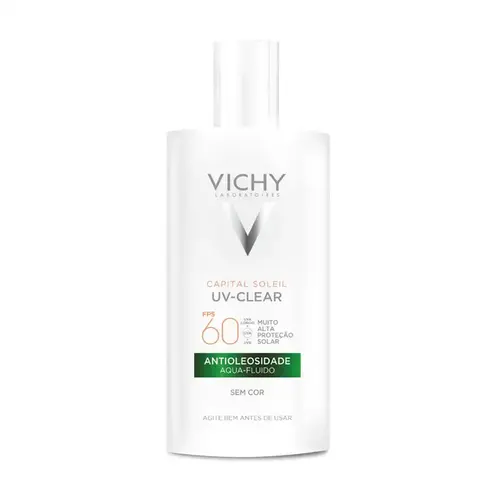 Protetor Solar Vichy Capital Soleil Uv Clear Fps60 Sem Cor 40G