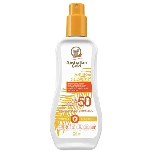 Protetor Solar Antioxidante Corpo Australian Gold Fps50 220Ml