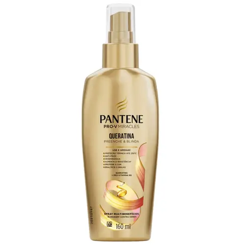 Spray Multibenefícios Pantene Queratina Preenche e Blinda 160ml