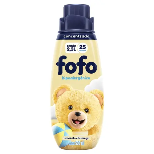 Amaciante Fofo Amarelo Chamego 500ml