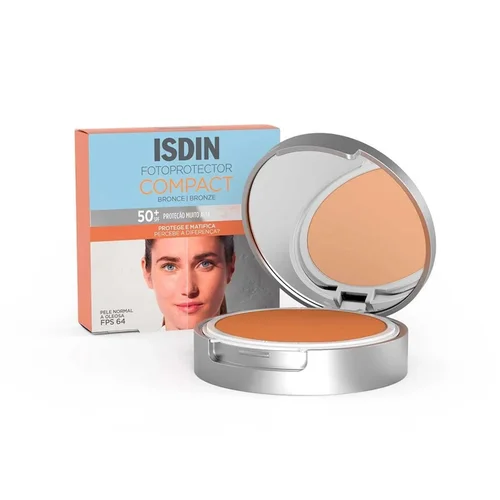 Protetor Solar Pó Compacto Bronze Isdin Fps50 10G