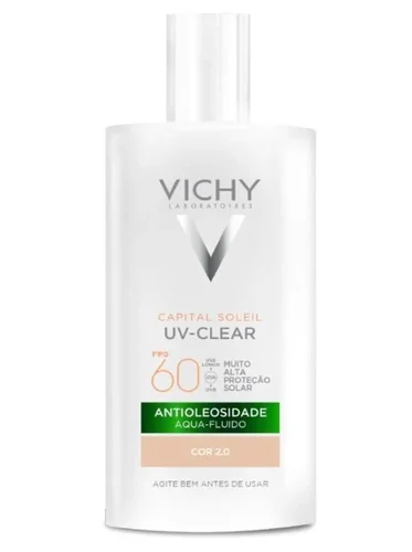 Protetor Solar Vichy Capital Soleil Uv Clear Fps60 Cor 2 40G