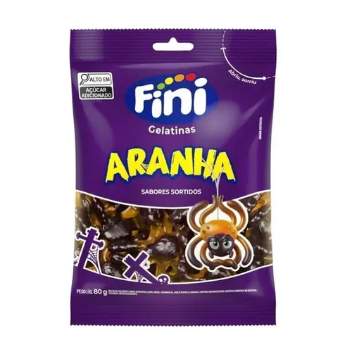 Bala Gel Fini Aranha 80G